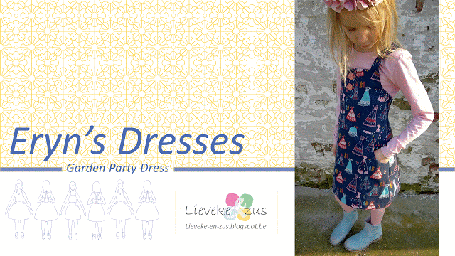 Eryn's Dresses - Garden Party Dress Eryn's dresses Garden Party Dress Digitaal patroon Lieveke en zus