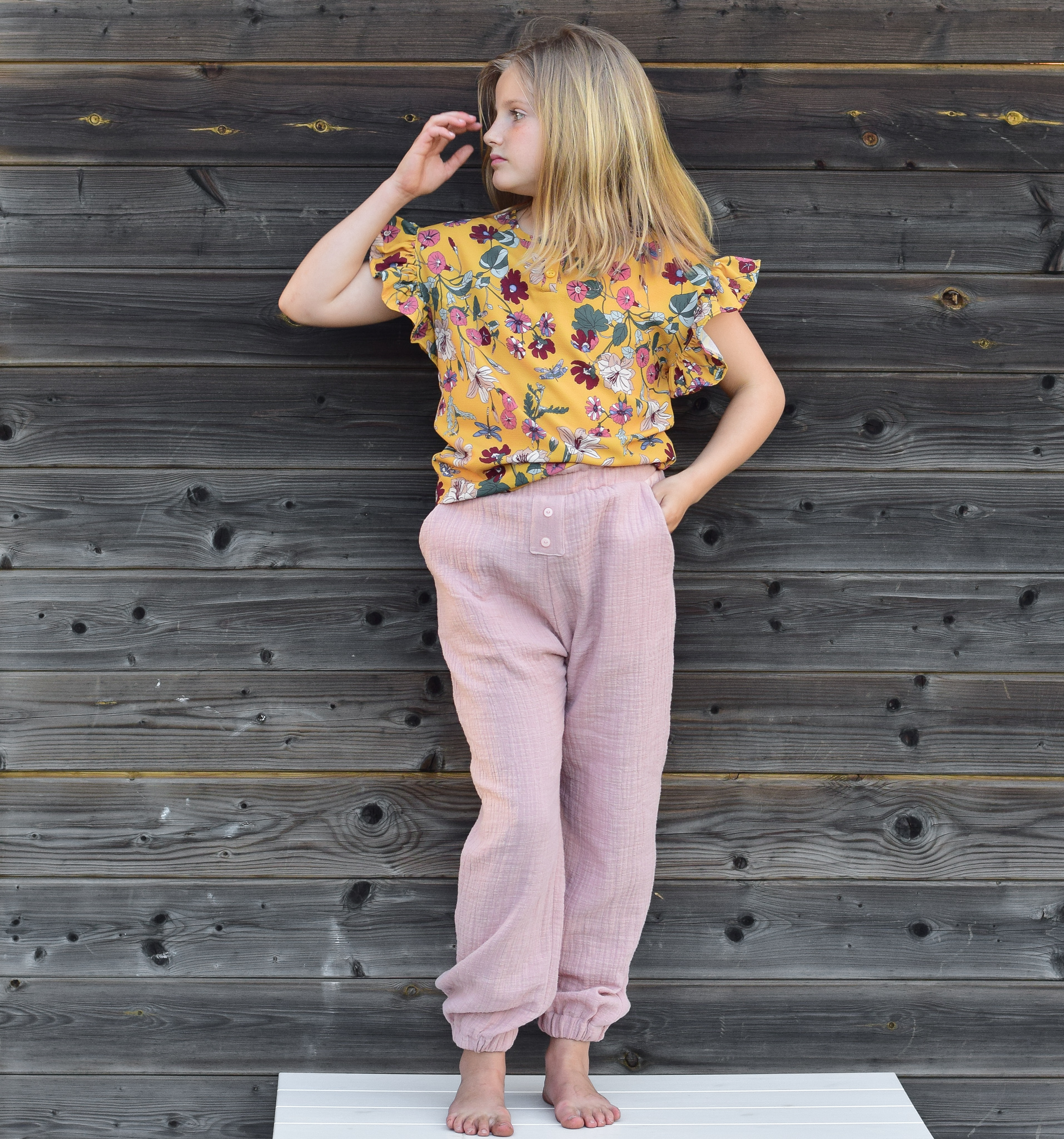 Nio/Nia shorts, trousers & shirt kids - sewing pattern