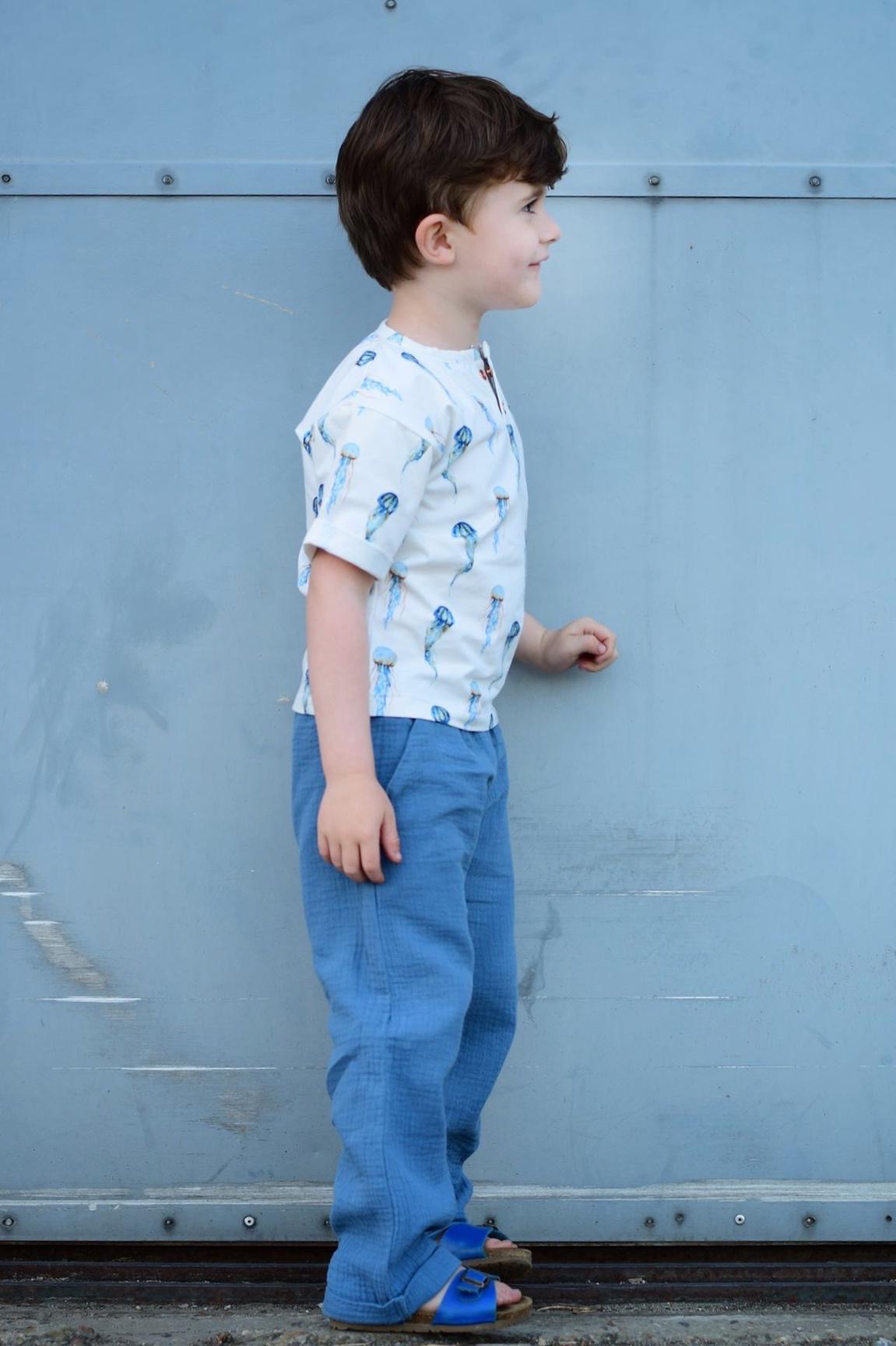 Nio/Nia shorts, trousers & shirt kids - sewing pattern