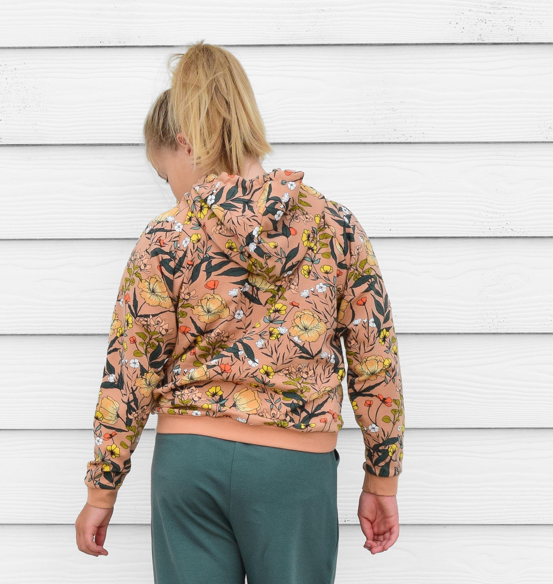 Hood pattern piece for Isa kids - sewing pattern