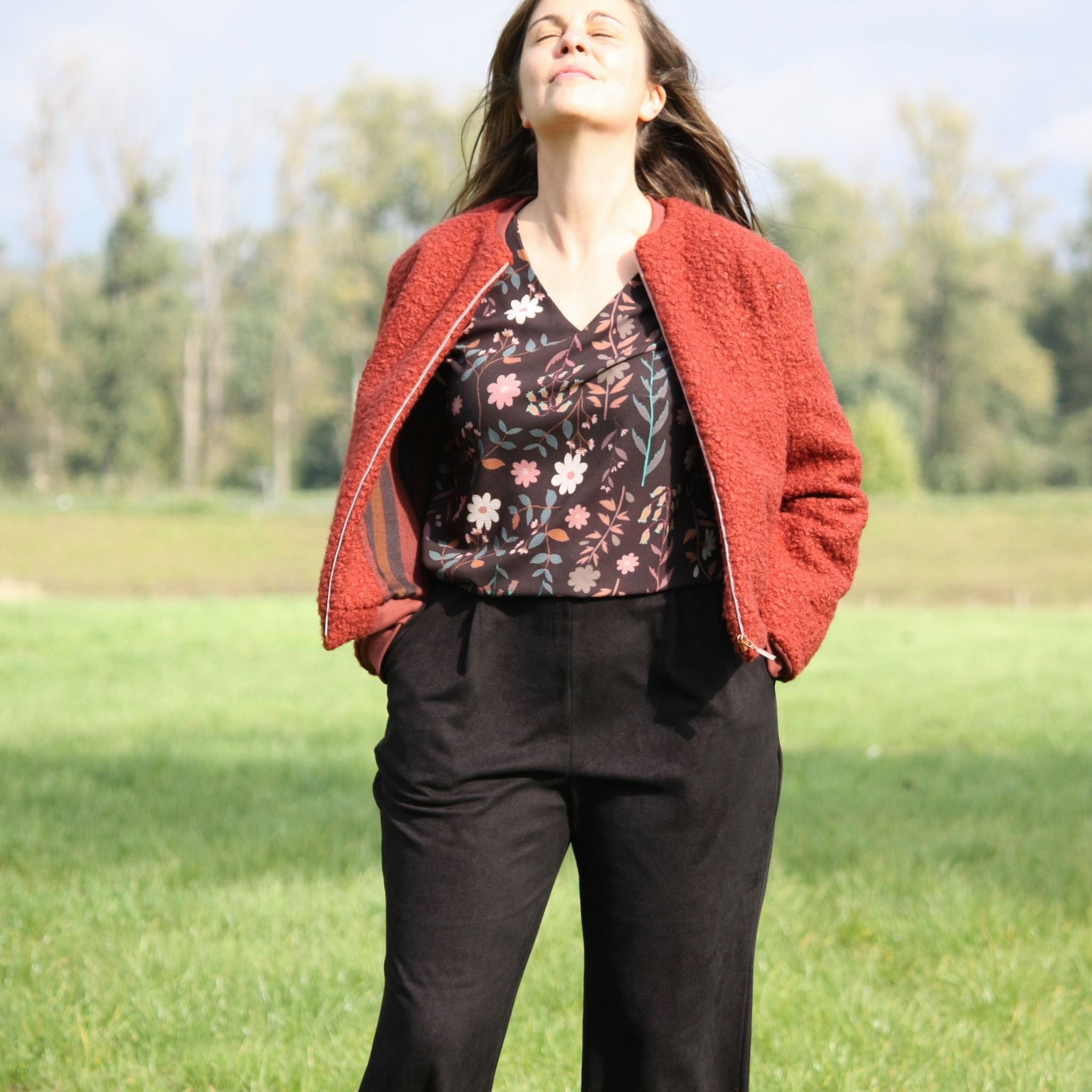 Nia top and pants for women & teens - sewing pattern