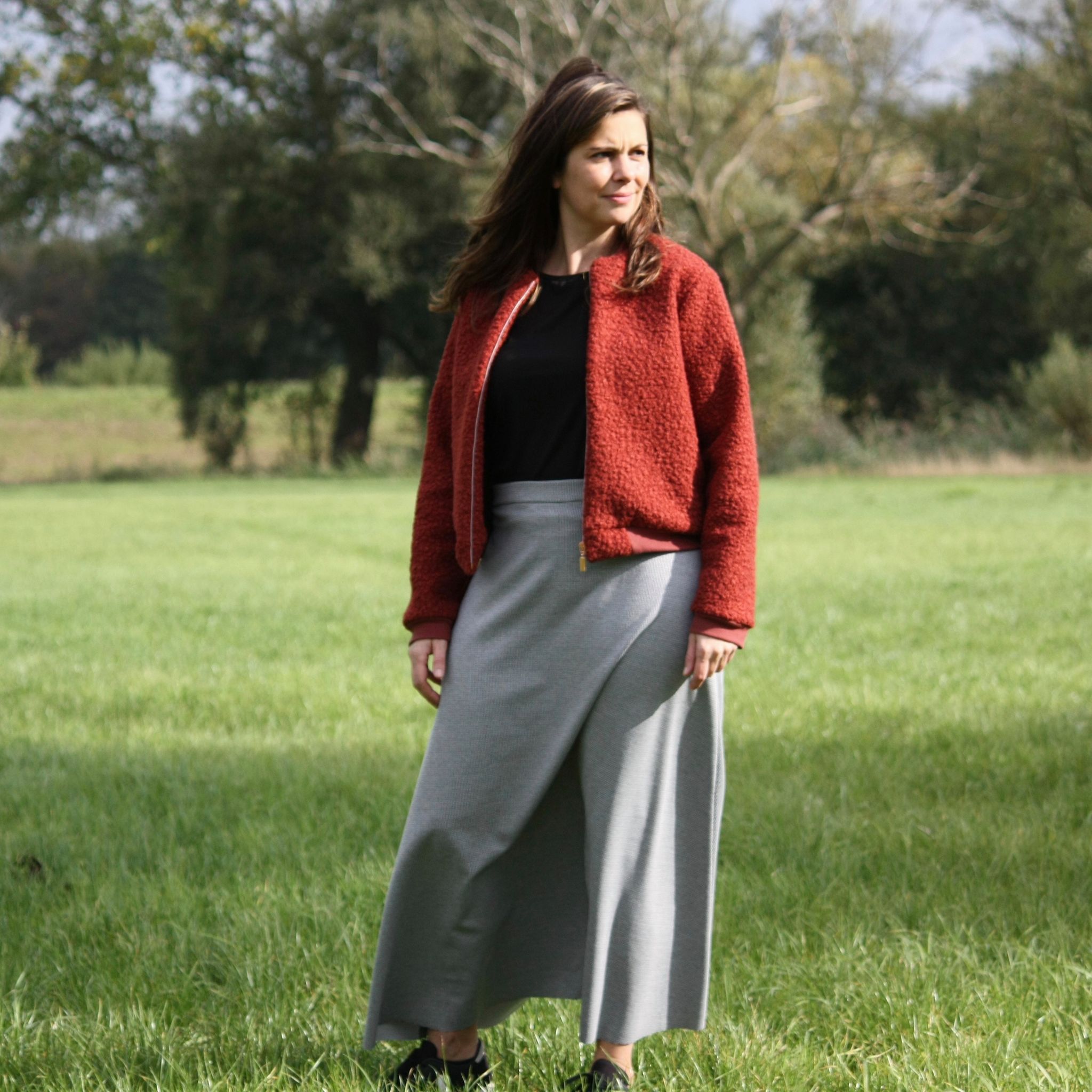 Cora shirt and skirt for women & teens - sewing pattern