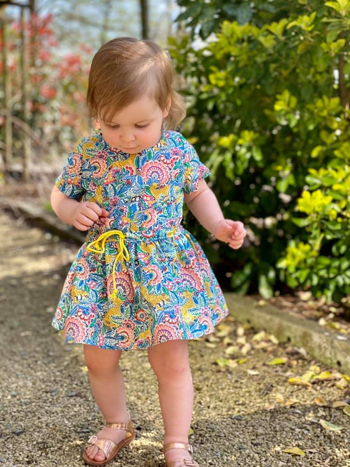 Lotus dress kids - sewing pattern