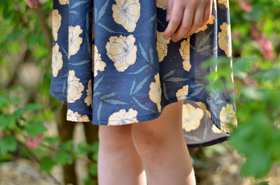 Lotus dress kids - sewing pattern