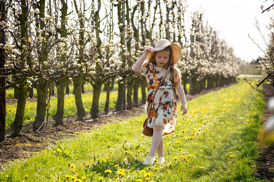 Lotus dress kids - sewing pattern