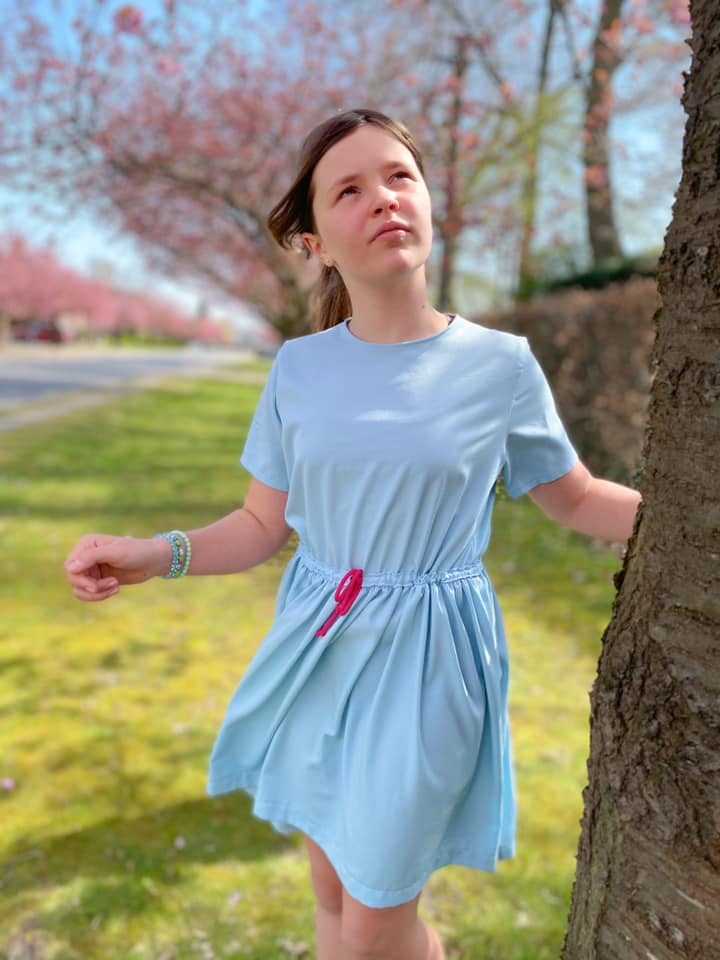 Lotus dress kids - sewing pattern