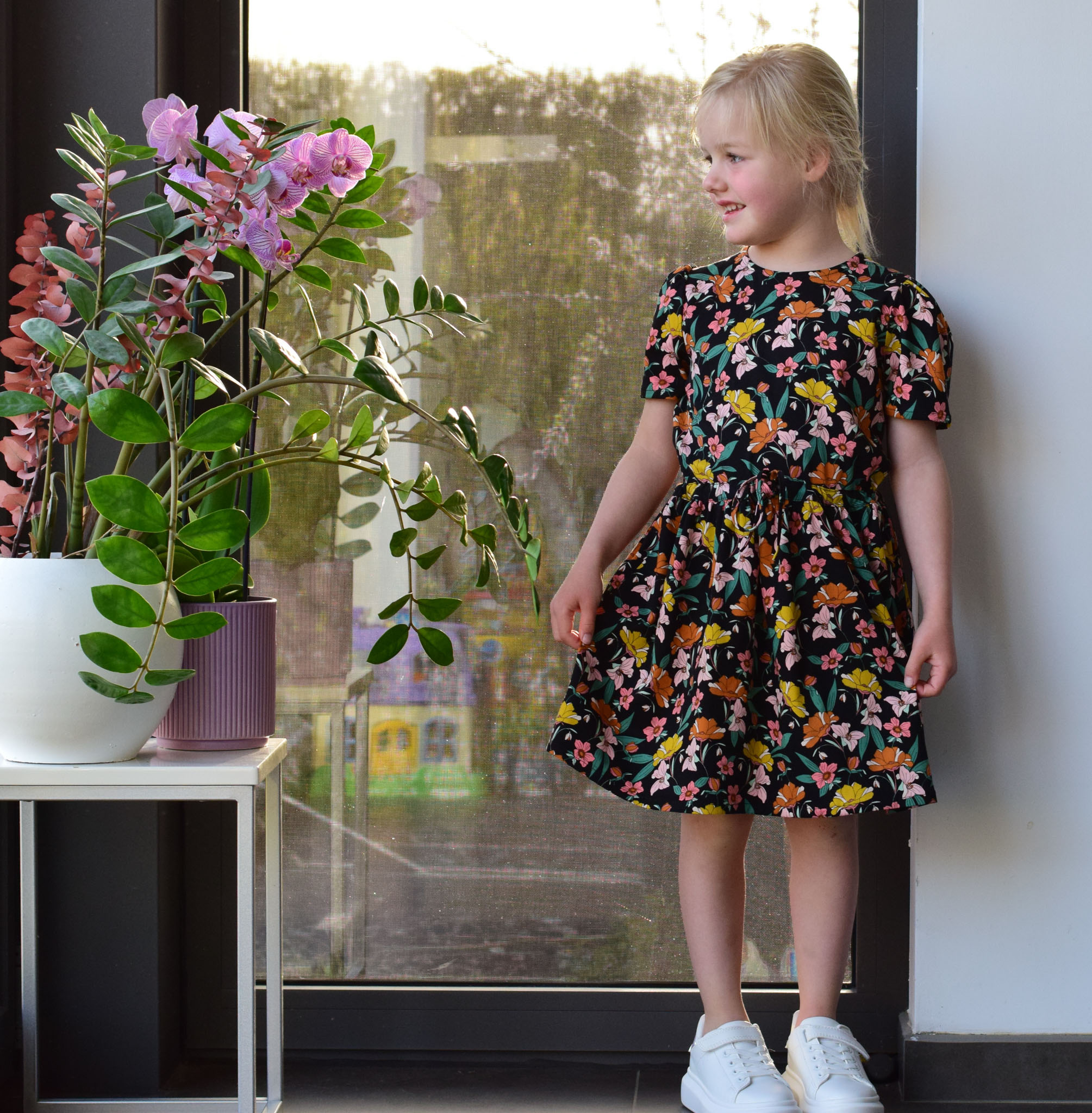 Lotus dress kids - sewing pattern