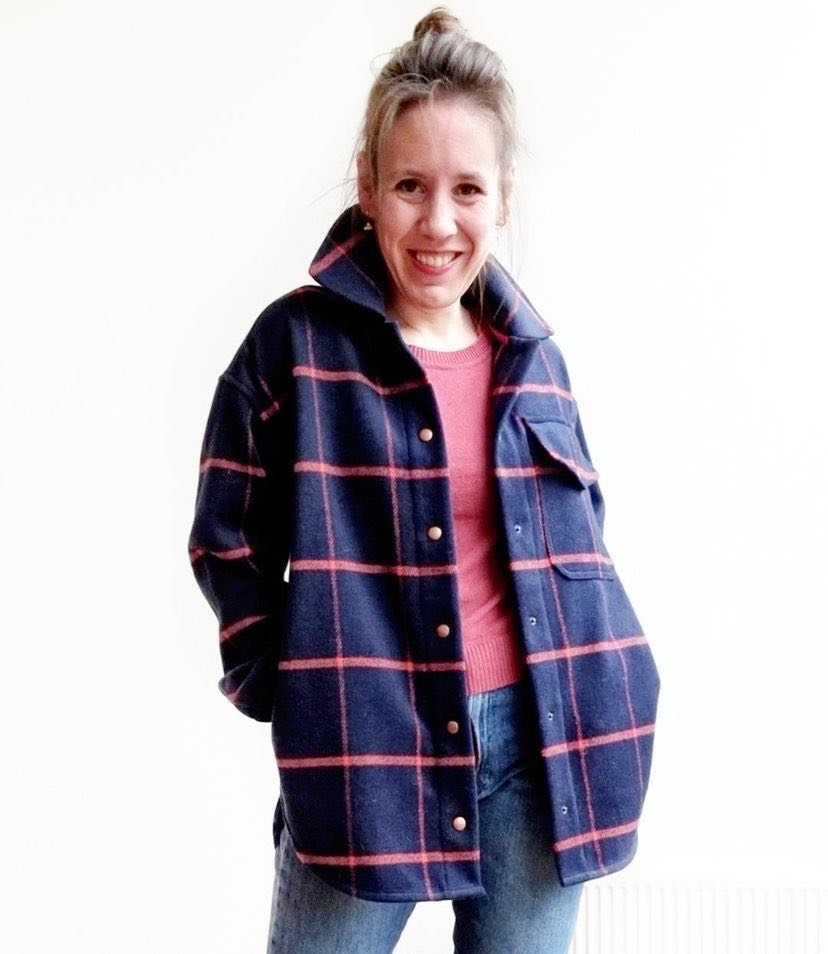 Indy shacket for women & teens - sewing pattern