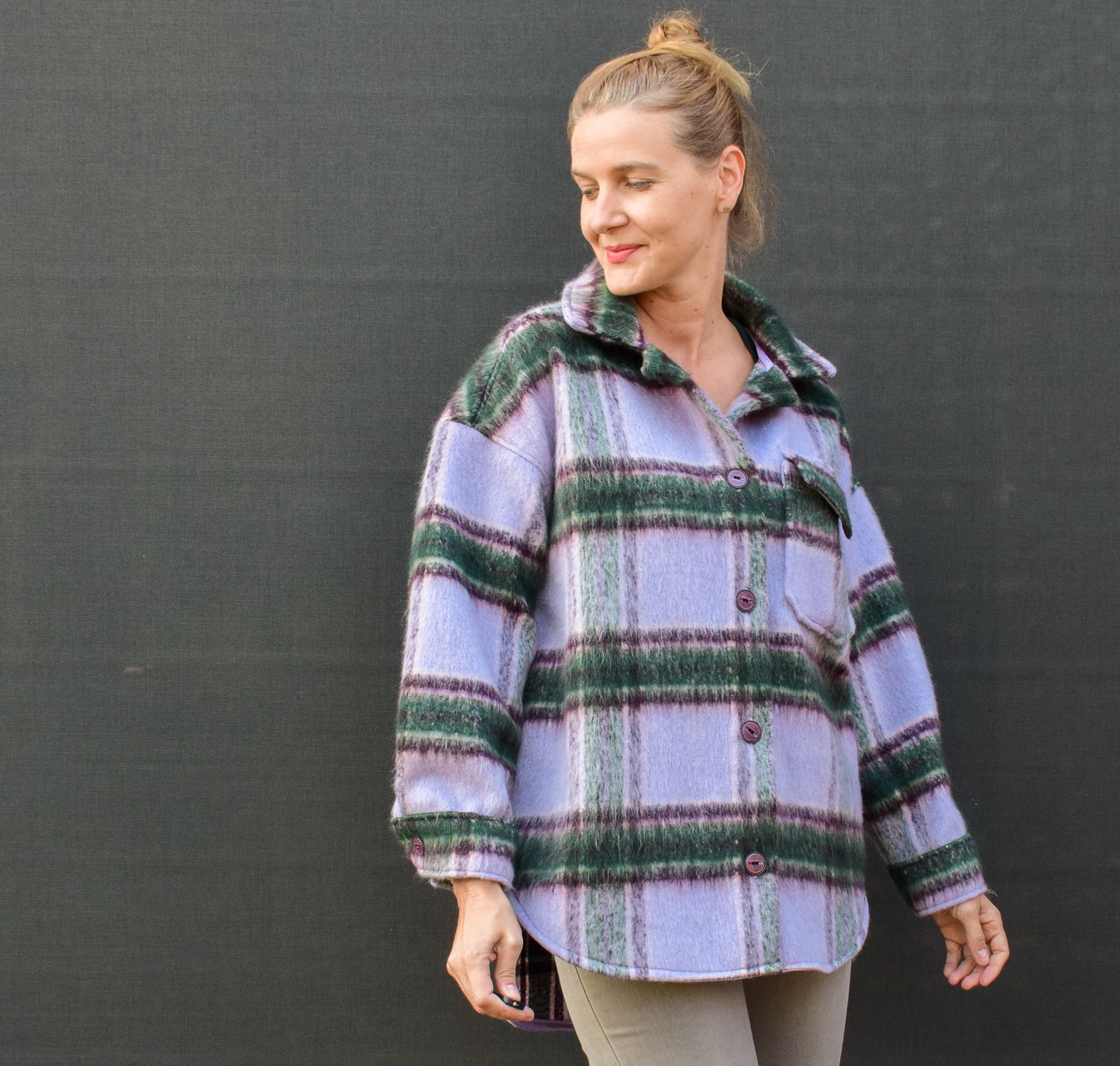 Indy shacket for women & teens - sewing pattern