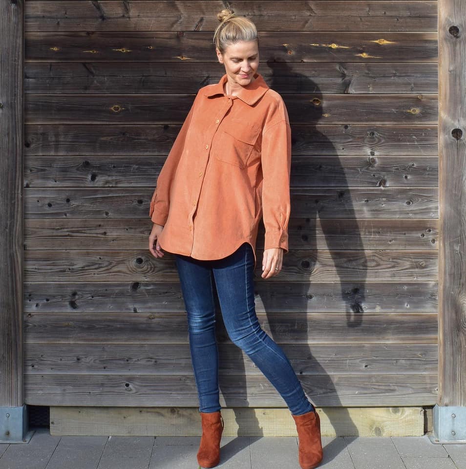 Indy shacket for women & teens - sewing pattern