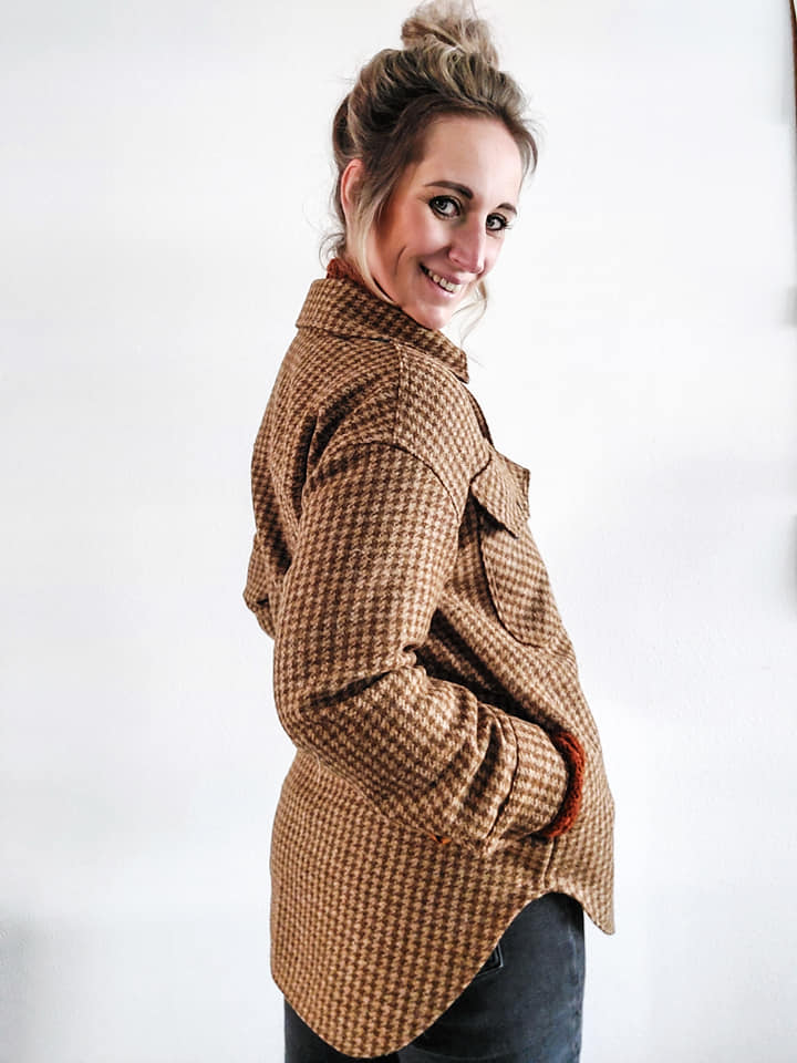 Indy shacket for women & teens - sewing pattern