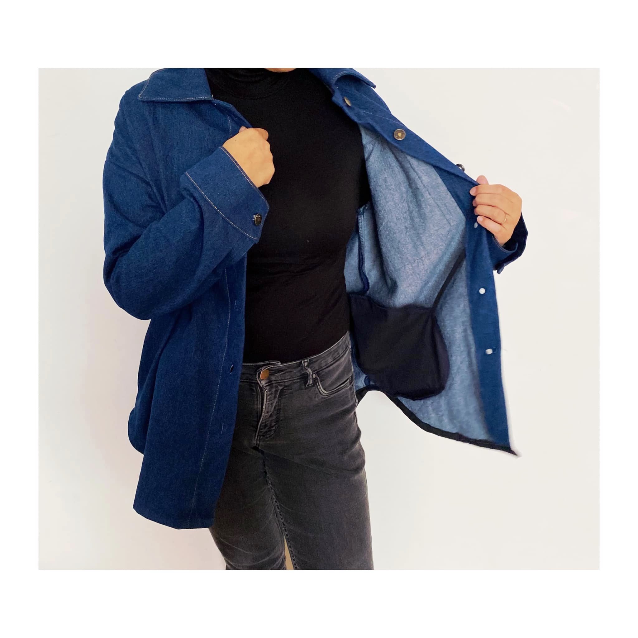 Indy shacket for women & teens - sewing pattern