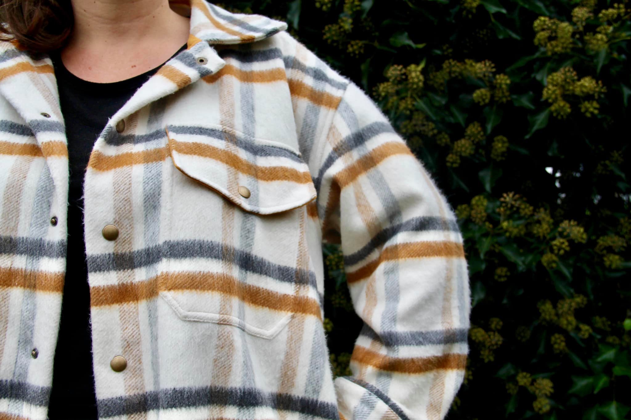 Indy shacket for women & teens - sewing pattern