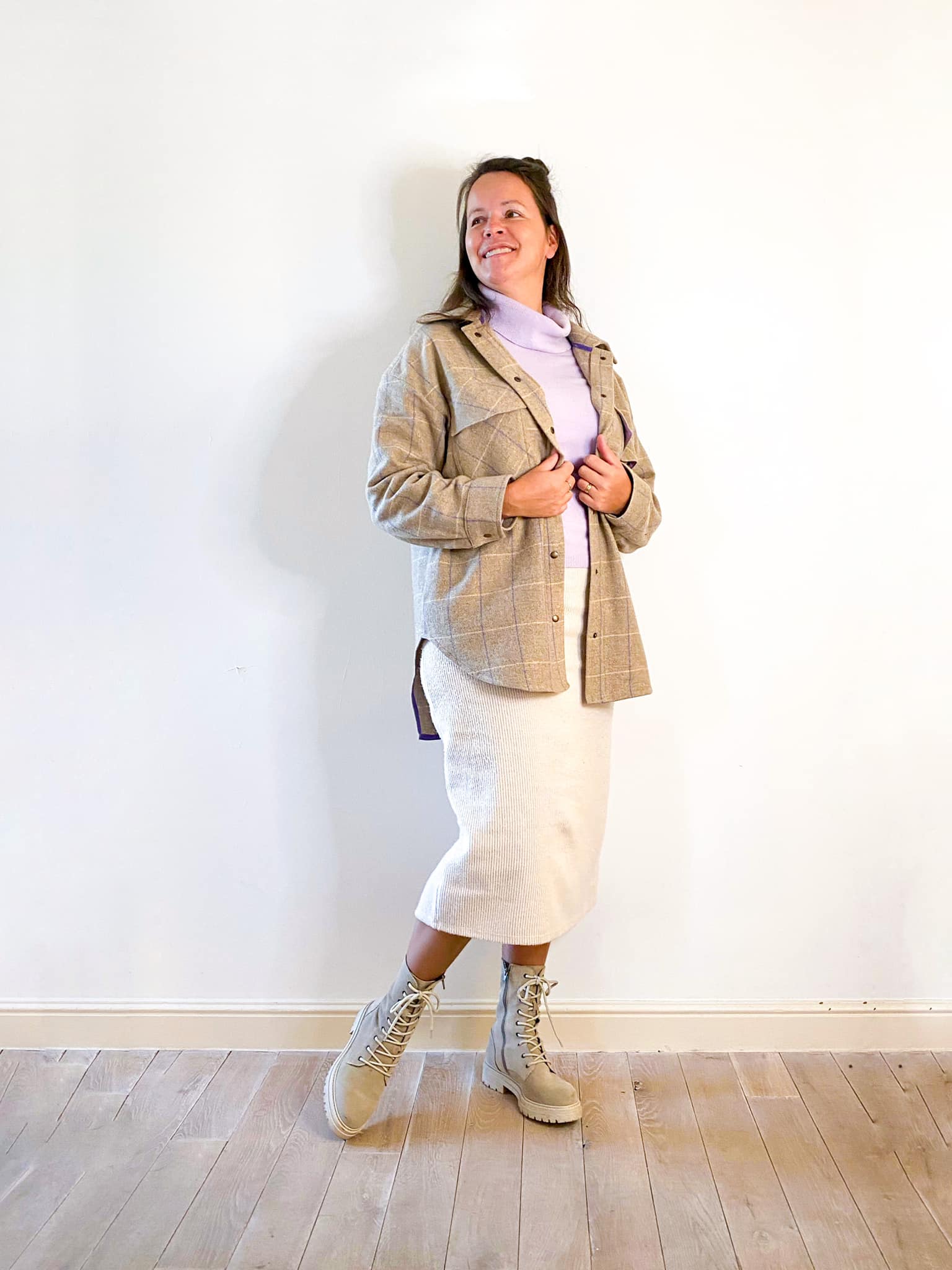 Indy shacket for women & teens - sewing pattern