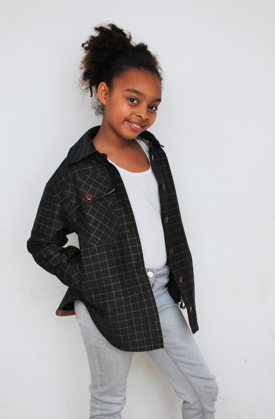 Indy shacket for kids + women & teens - sewing pattern
