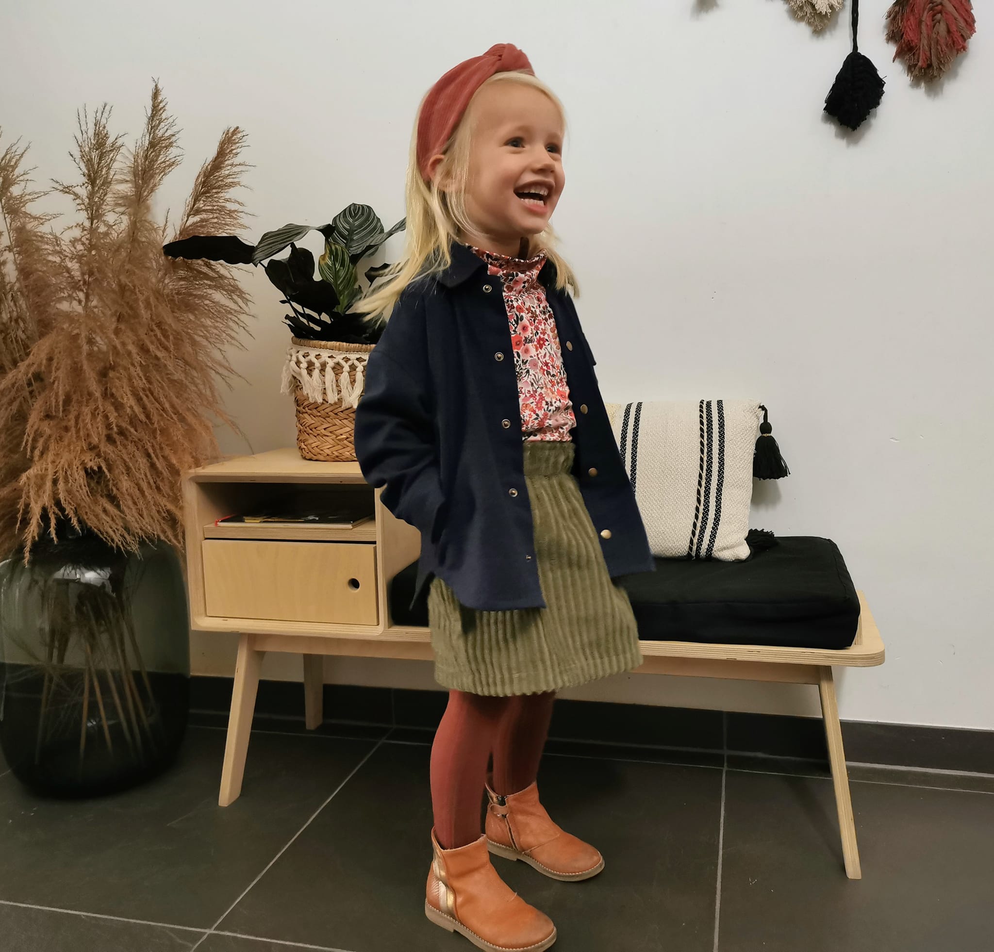 Indy shacket for kids - sewing pattern