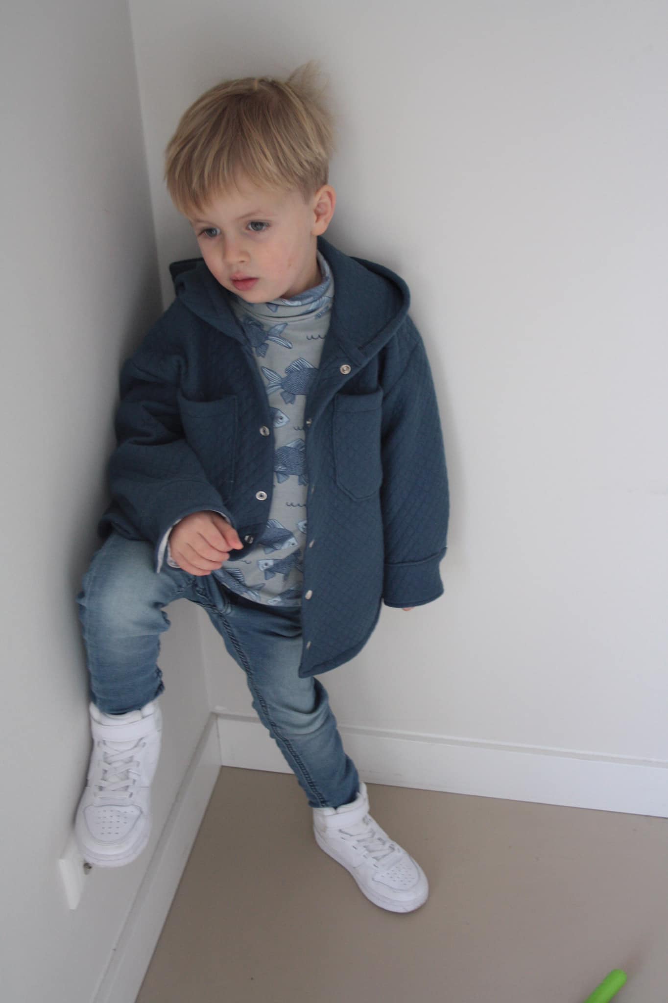 Indy shacket for kids - sewing pattern