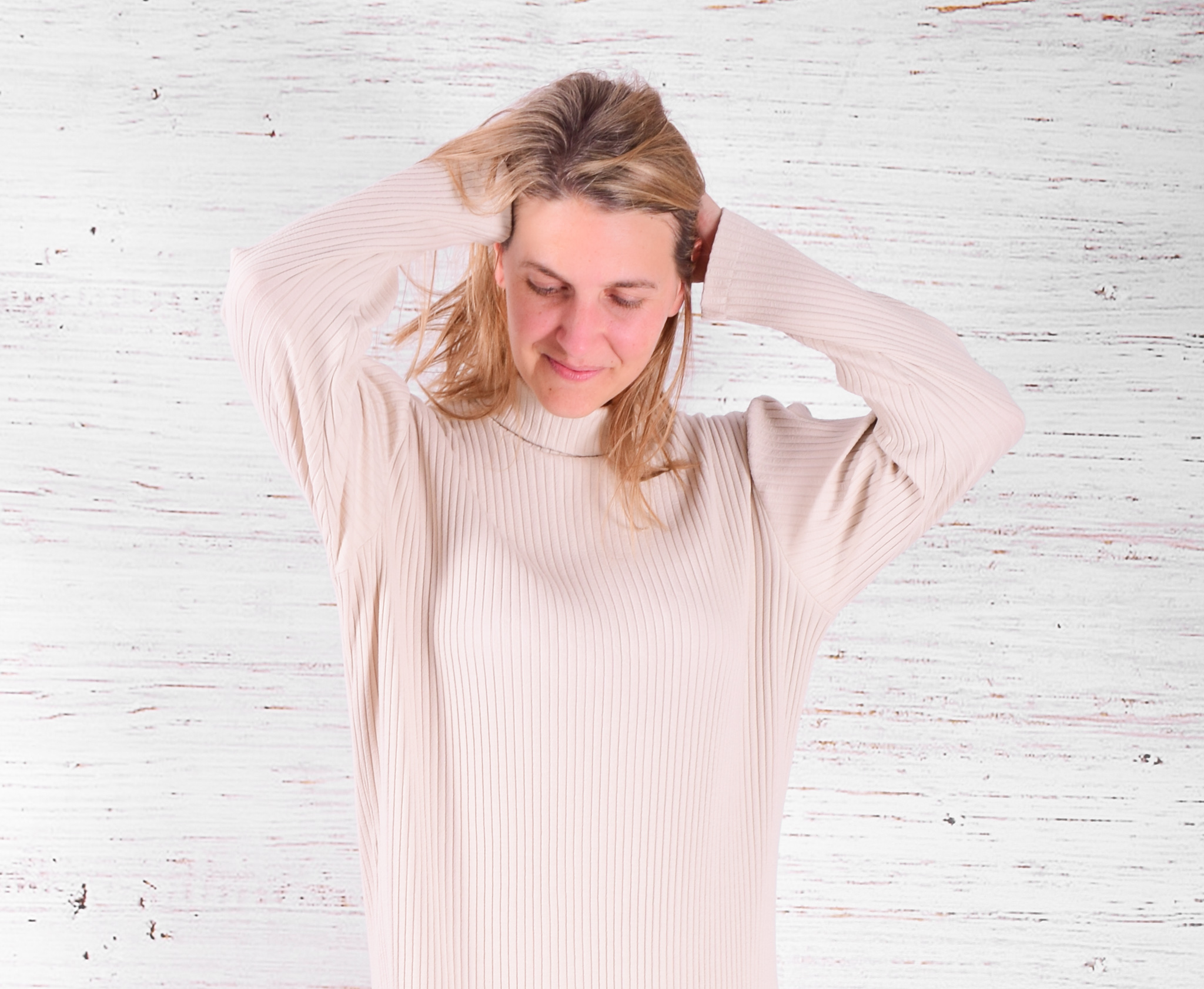 Zen turtleneck pullover + dress for women and teens - sewing pattern