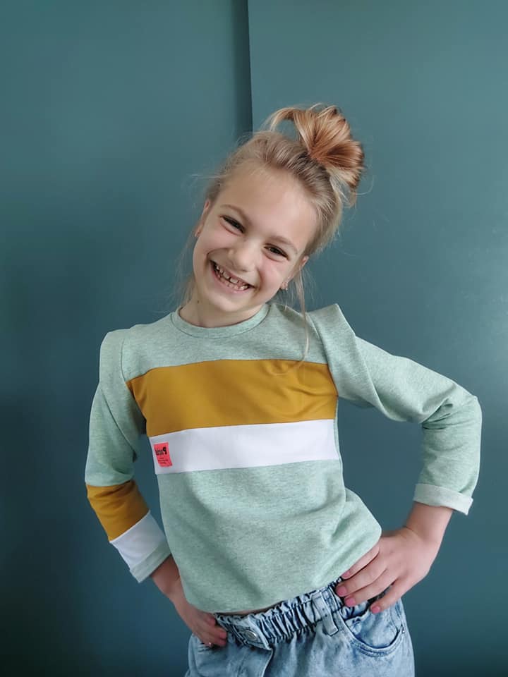 Hera sweater for kids - sewing pattern
