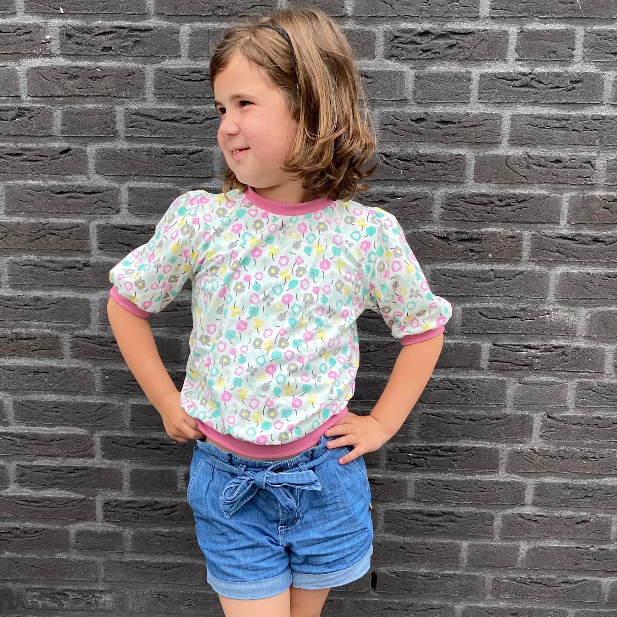 Hera sweater for kids - sewing pattern
