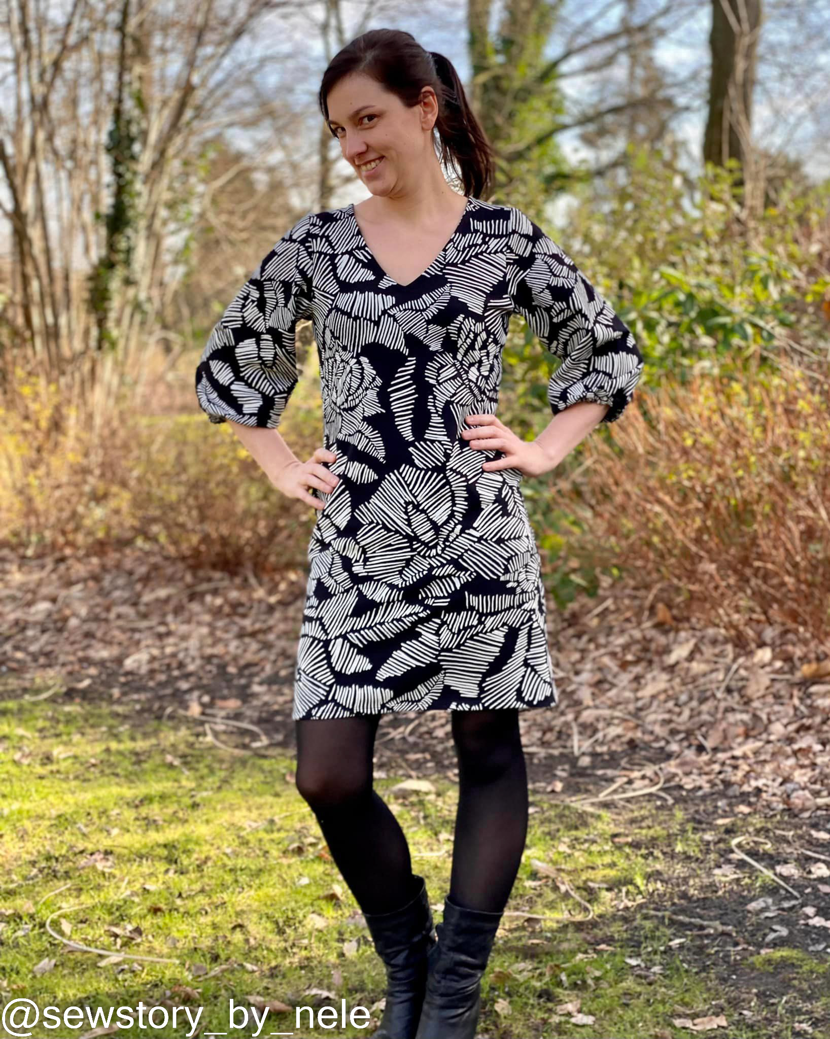 Gaëlle top and dress for women & teens - PDF (ENG)